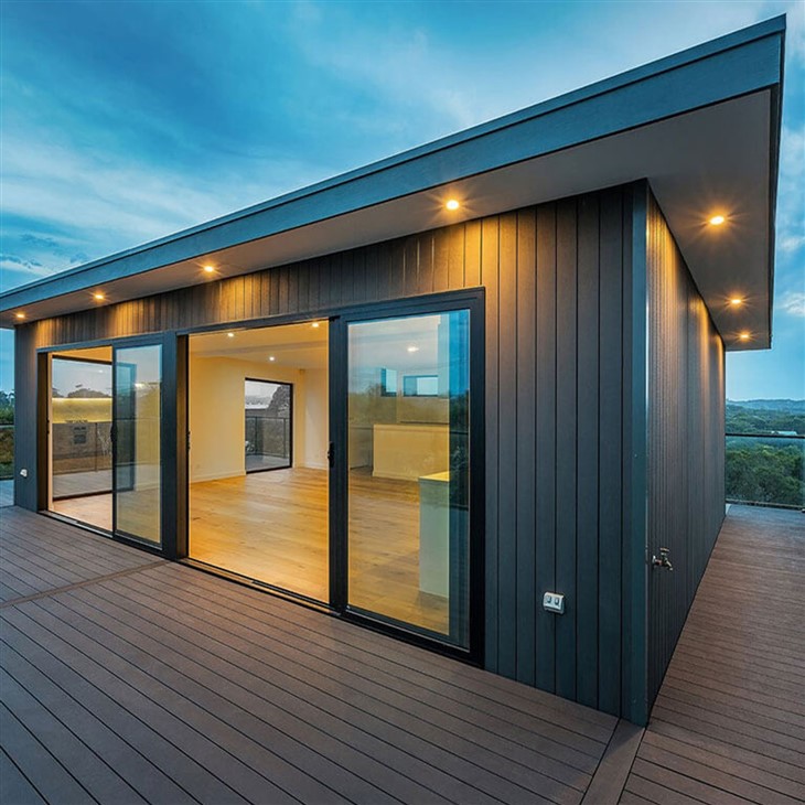 Outdoor Wood Plastic Composite Fluted Wall Panel