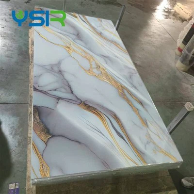 Hoja de mármol de PVC ultravioleta